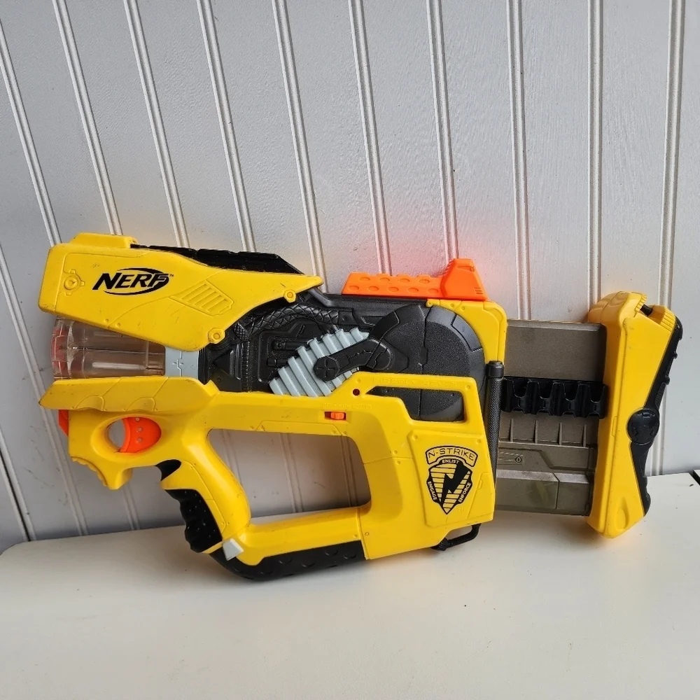 Nerf N-Strike Firefly Rev-8 YELLOW GUN
